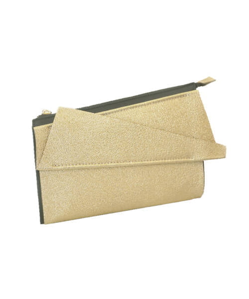 Origami Clutch Gold