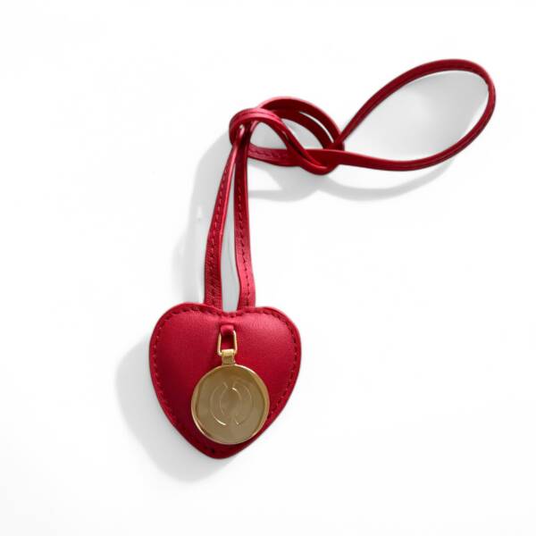 O-heart Charm Rosso