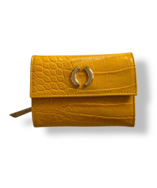 Wallet Croc Yellow