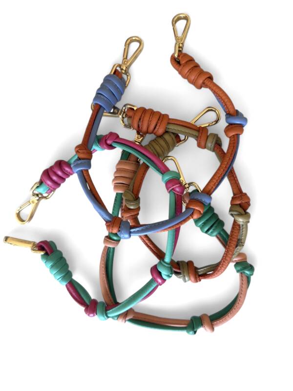 Knot Strap Charm Pink/Green - Image 3