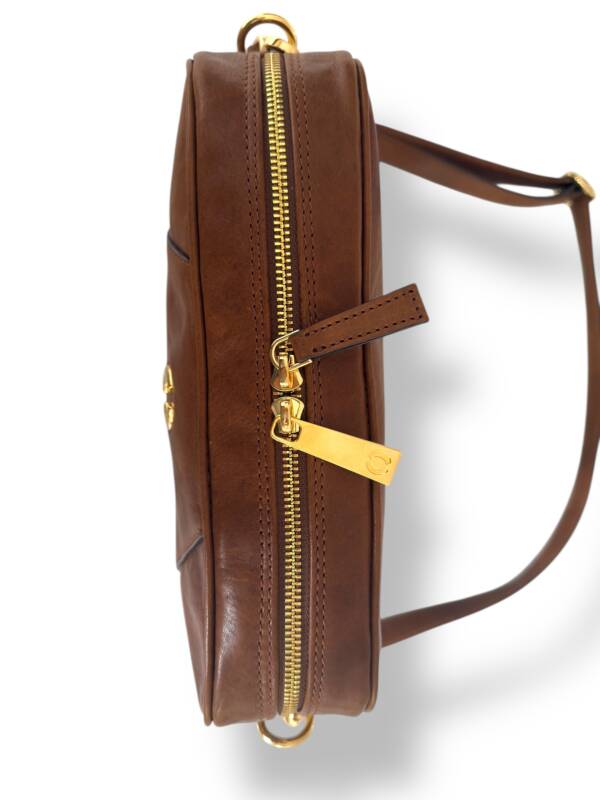 TRIO Brown Shoulder / Clutch Bag - Image 5