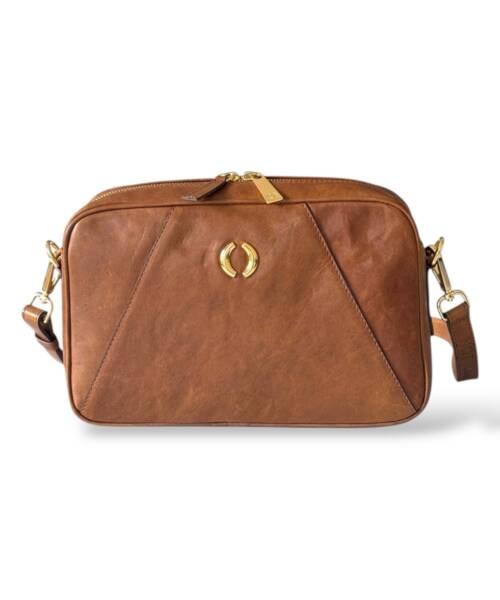 TRIO Brown Shoulder / Clutch Bag