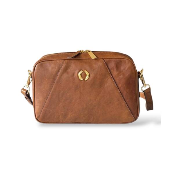 TRIO Brown Shoulder / Clutch Bag