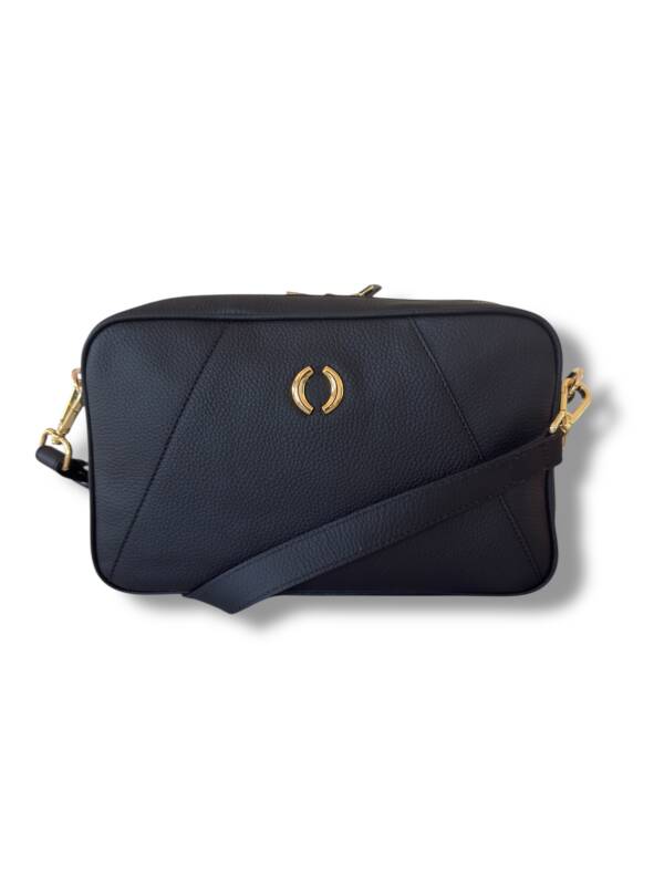 TRIO Black Shoulder / Clutch Bag